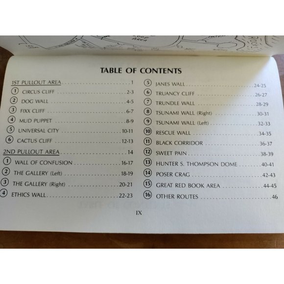 A Climbers Guide To The Red Rocks Of Nevada By RANDY FAULK 1992 1st Edition - Picture 6 of 8